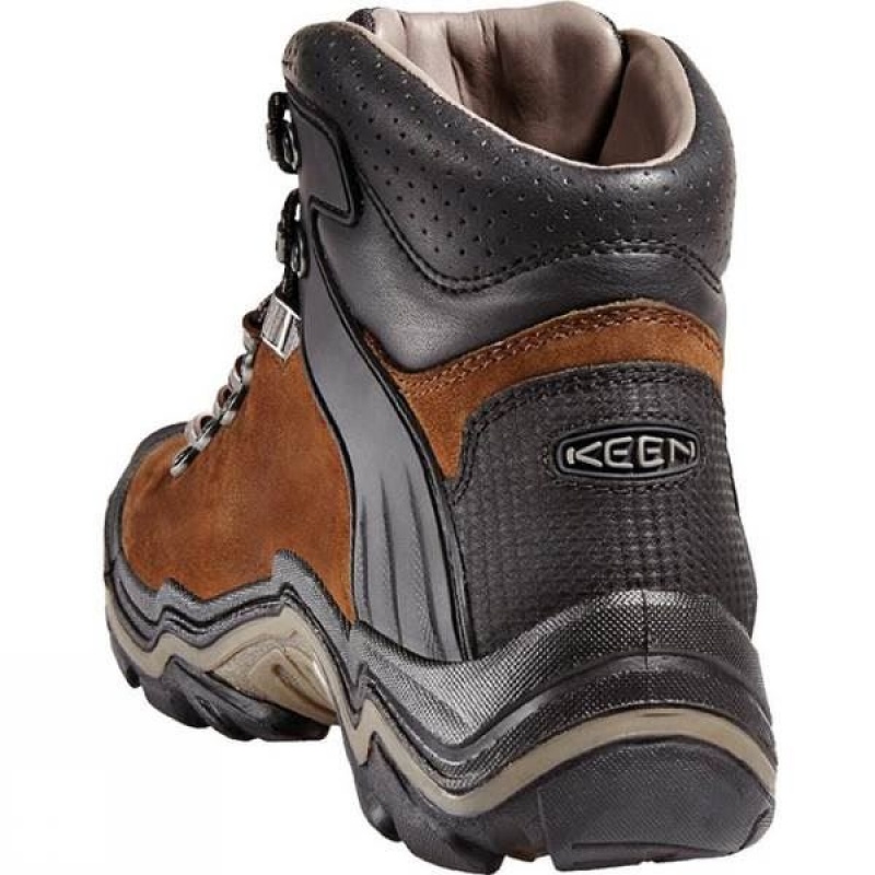 Men's Keen Madeira Peak Waterproof Walking Boots Brown / Grey India | GX51-014