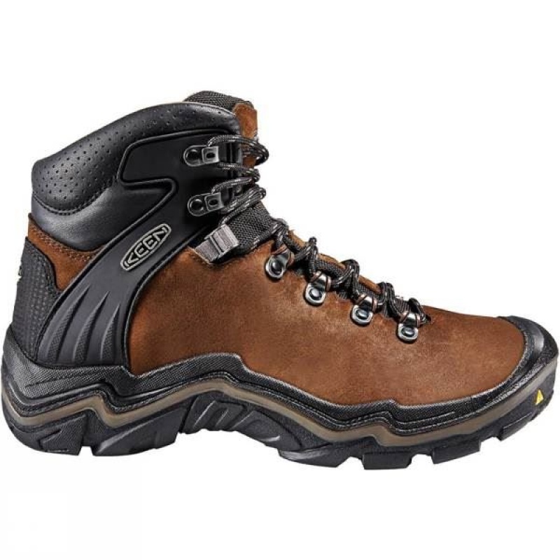 Men's Keen Madeira Peak Waterproof Walking Boots Brown / Grey India | GX51-014