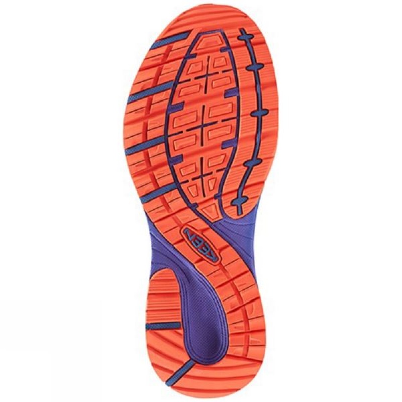 Men's Keen Versago Approach Shoes Purple / Orange India | IQ58-933