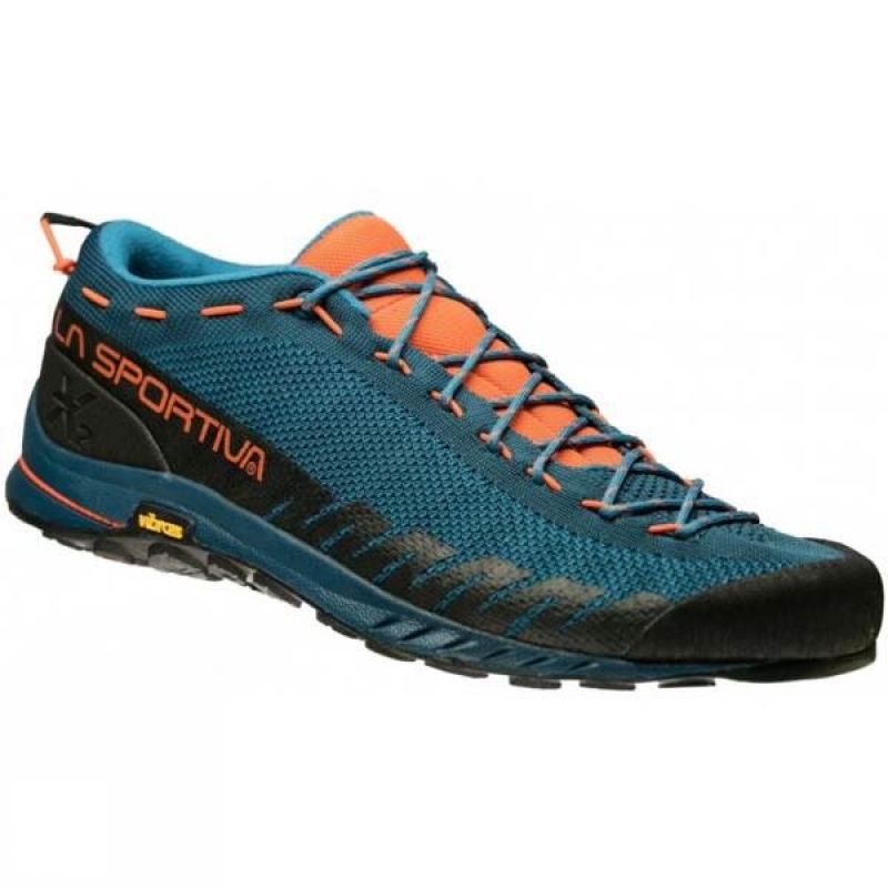 Men\'s La Sportiva TX2 Approach Shoes Green / Orange India | QI38-552