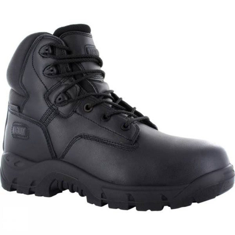 Men\'s Magnum Precision Sitemaster Waterproof Composite Toe and Plate Walking Boots Black India | YB17-809