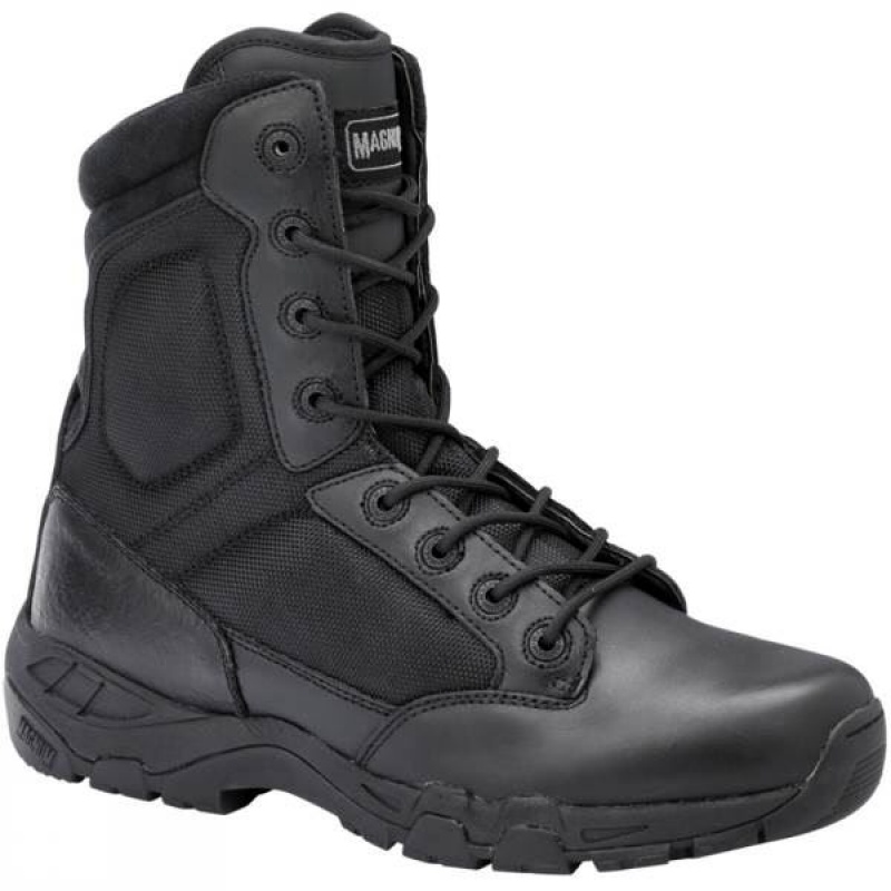 Men's Magnum Viper Pro 8.0 EN Leather Walking Boots Black India | JS15-605