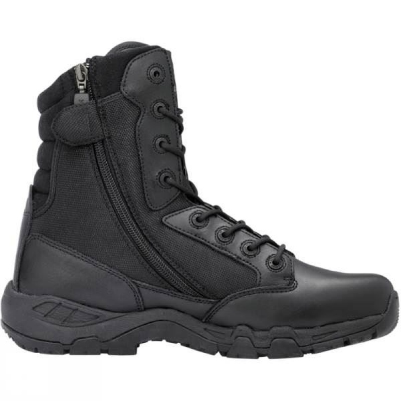 Men's Magnum Viper Pro 8.0 Sidezip EN Walking Boots Black India | HW70-007