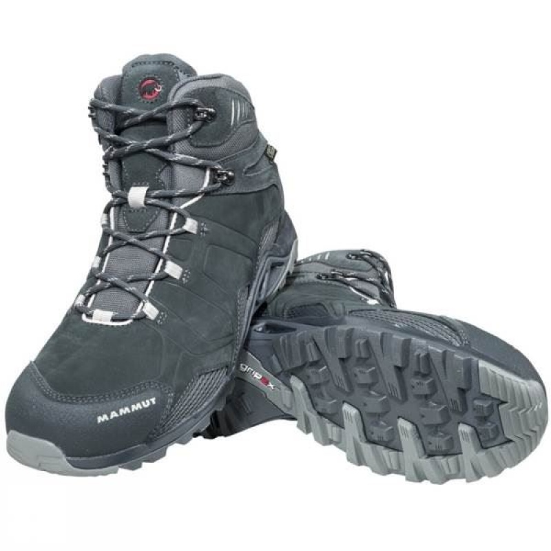 Men's Mammut Comfort Tour Mid GTX Surround Walking Boots Grey India | FJ70-393