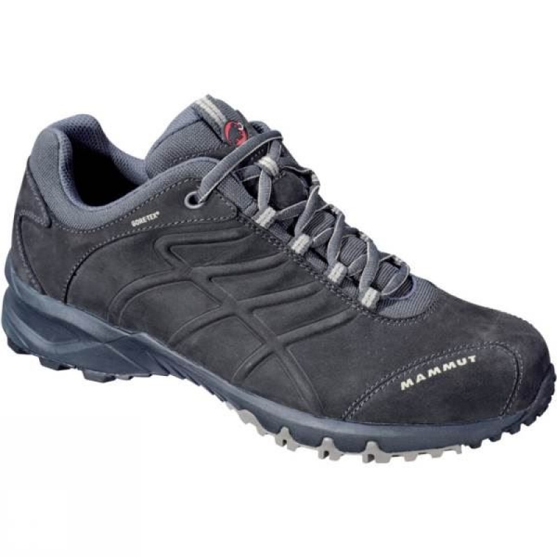 Men\'s Mammut Tatlow GTX Approach Shoes Green / Grey India | JS47-841