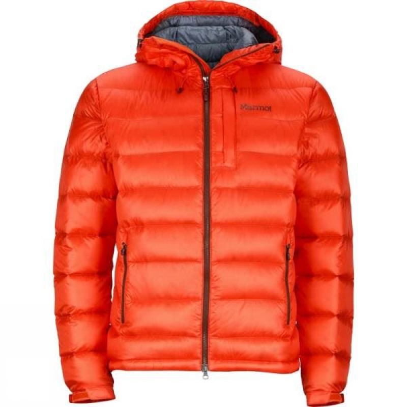 Men\'s Marmot Ama Dablam Insulated Jackets Orange India | IR06-060