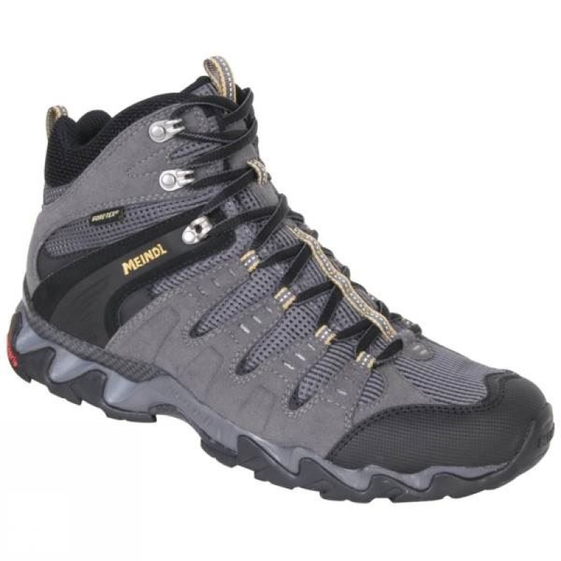 Men\'s Meindl Respond Mid XCR Walking Boots Grey India | XH34-364