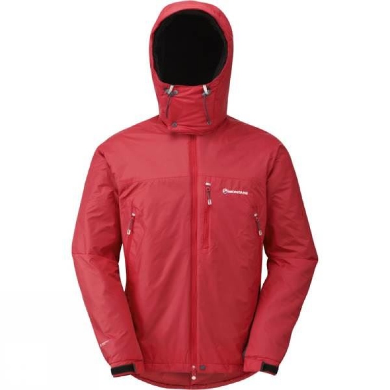 Men\'s Montane Extreme Insulated Jackets Red India | DU82-357