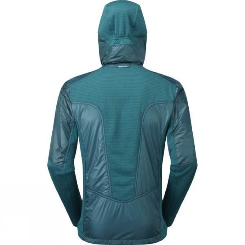 Men's Montane Fusion Alpha Insulated Jackets Green India | OL57-284