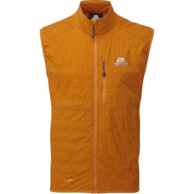 Men\'s Mountain Equipment Switch Vest Insulated Jackets Orange India | WG32-011