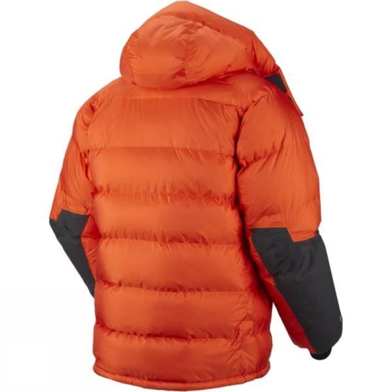 Men's Mountain Hardwear Absolute Zero Parka Insulated Jackets Orange / Black India | LK74-951