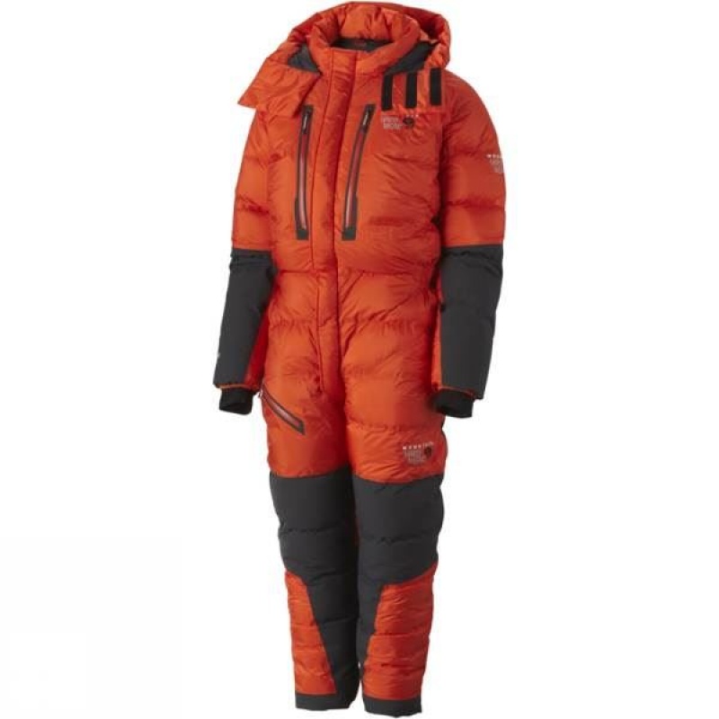 Men\'s Mountain Hardwear Absolute Zero Suit Insulated Jackets Orange India | OP85-974