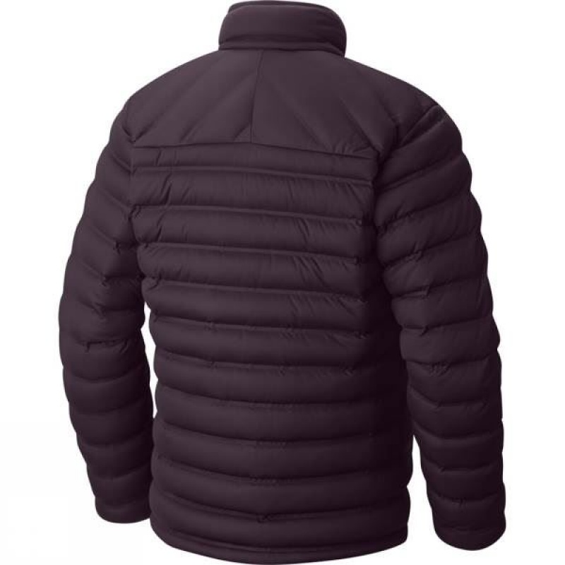 Men's Mountain Hardwear StretchDown Insulated Jackets Chocolate India | EV23-005