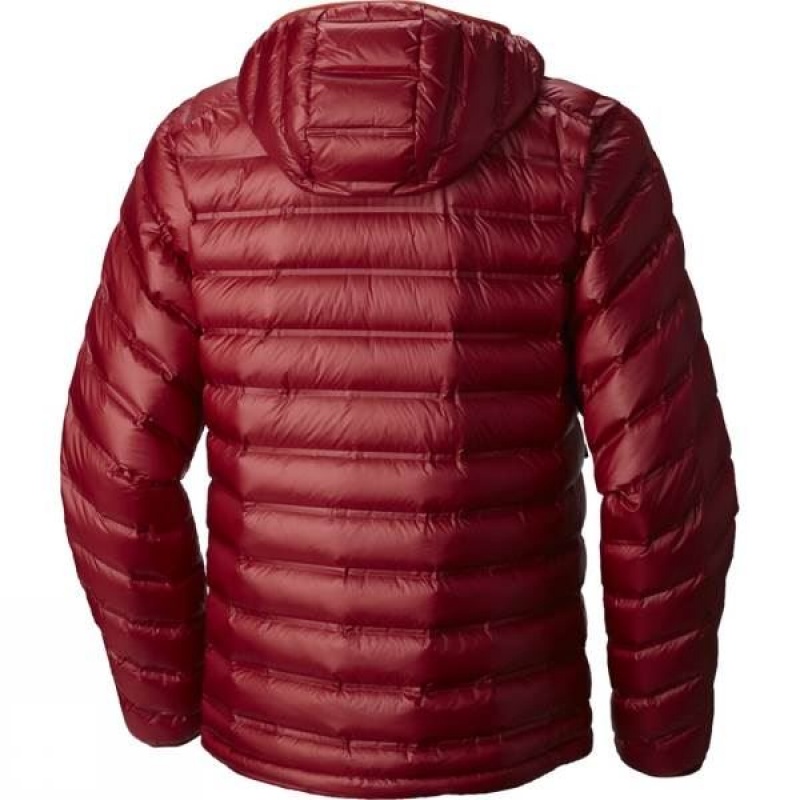 Men's Mountain Hardwear StretchDown RS Hooded Insulated Jackets Red India | KM16-085