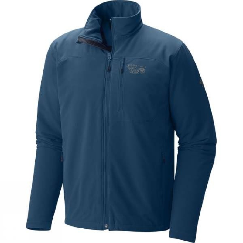 Men\'s Mountain Hardwear Superconductor Insulated Jackets Blue India | DX04-907