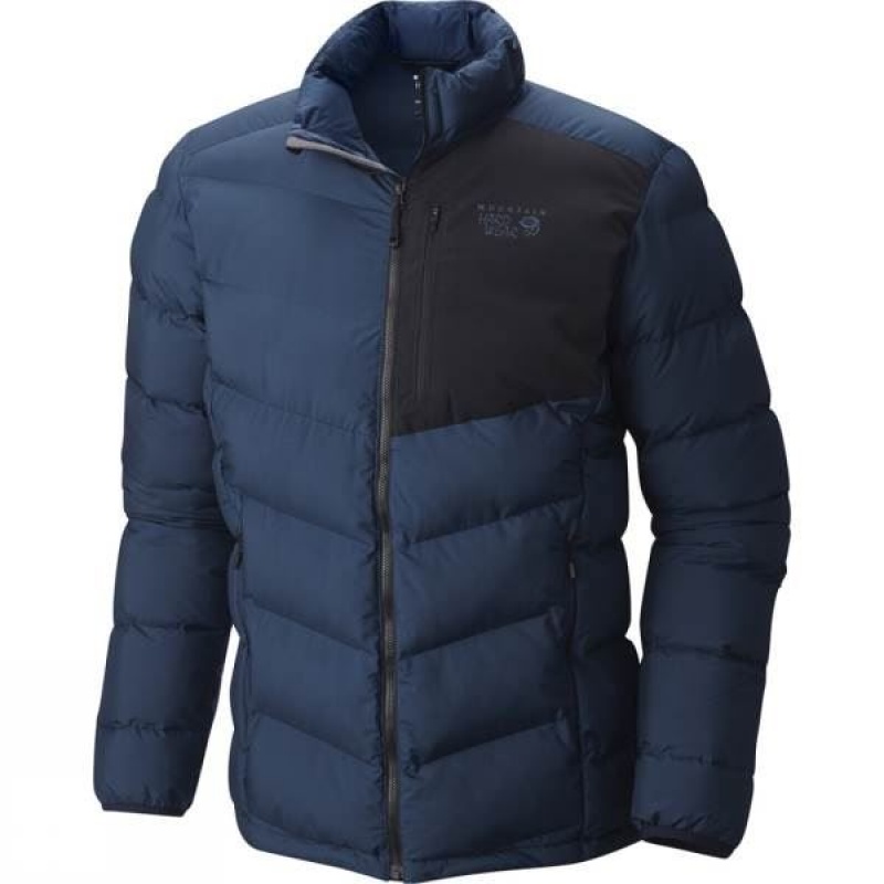 Men\'s Mountain Hardwear Thermist Insulated Jackets Navy India | IM50-943