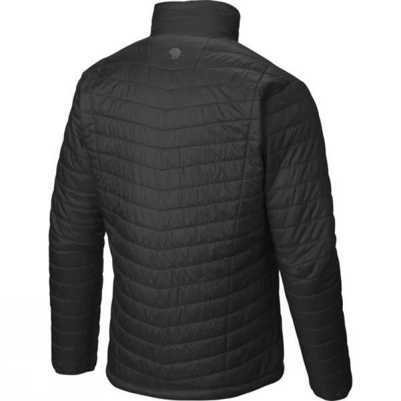 Men's Mountain Hardwear Thermostatic Insulated Jackets Black India | OO04-006