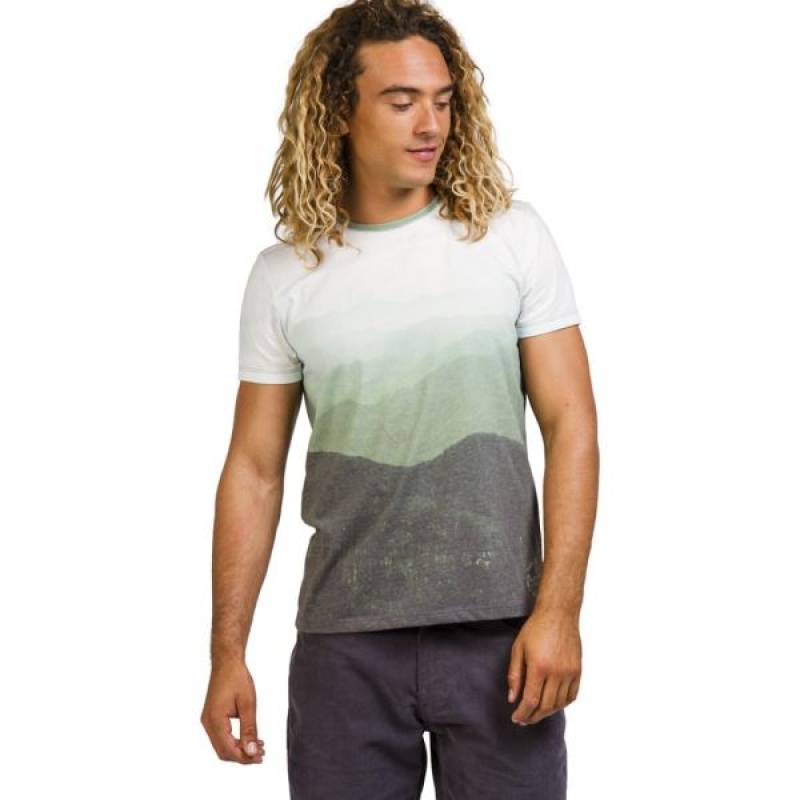 Men's Protest Radley T Shirts Green India | CV46-027