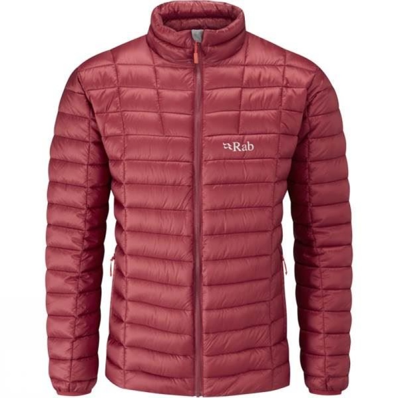 Men\'s Rab Altus Insulated Jackets Dark Red India | IK67-643