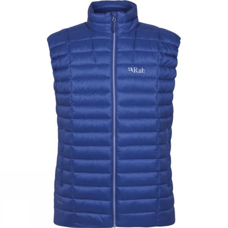 Men\'s Rab Altus Vest Insulated Jackets Blue India | LO55-003