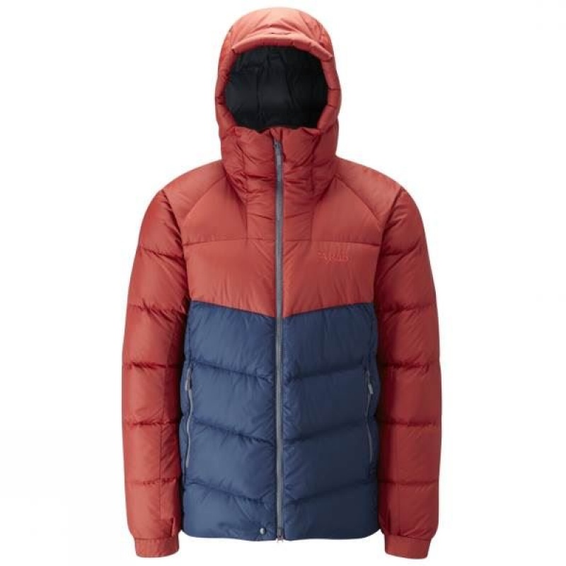 Men\'s Rab Asylum Insulated Jackets Deep Coral India | OK82-302