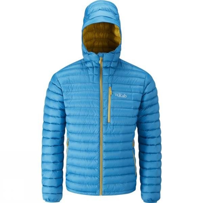 Men\'s Rab Microlight Alpine Insulated Jackets Blue India | LB23-118