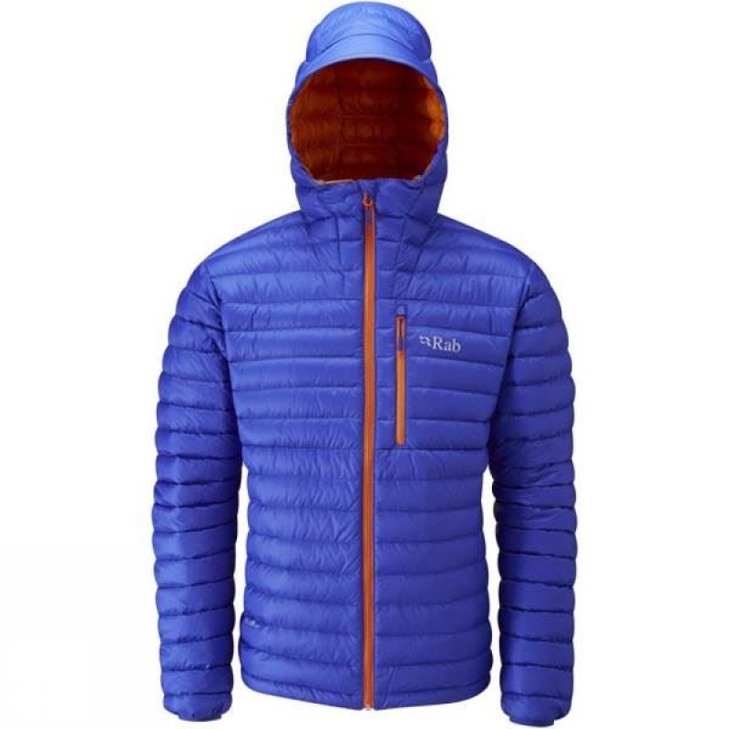 Men\'s Rab Microlight Alpine Insulated Jackets Dark Blue India | MH96-705