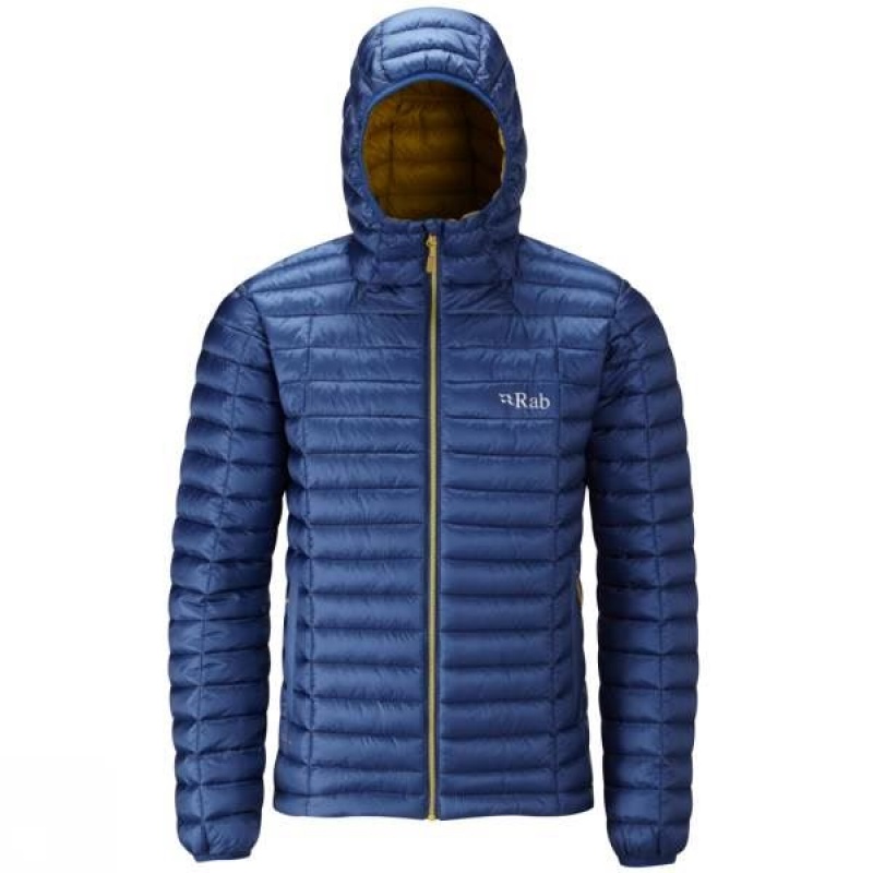 Men\'s Rab Nimbus Insulated Jackets Dark Blue India | EC92-484