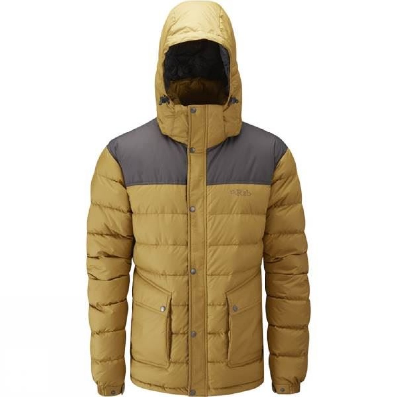 Men's Rab Sanctuary Insulated Jackets Olive India | NY75-557