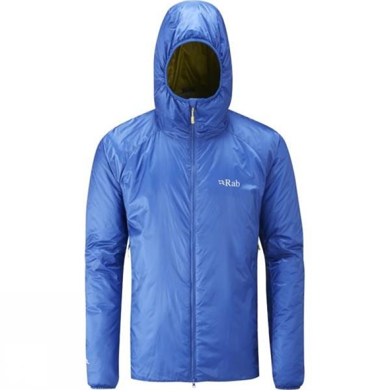 Men\'s Rab Xenon X Insulated Jackets Dark Blue India | PD30-845