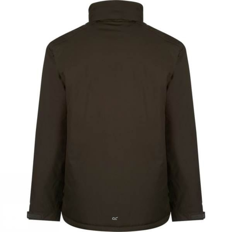 Men's Regatta Hackber Insulated Jackets Chocolate India | CT29-577