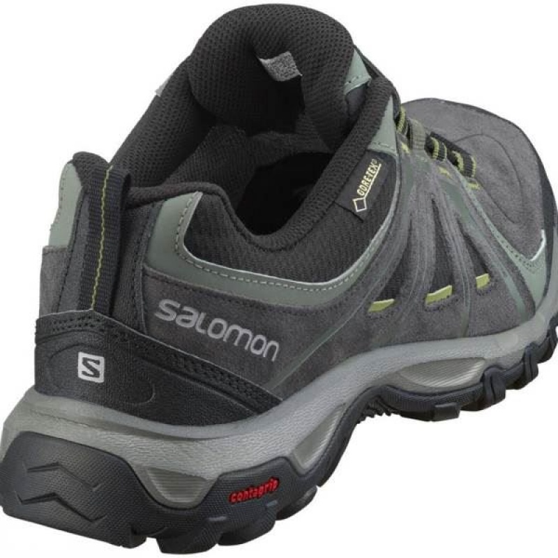 Men's Salomon Evasion GTX Approach Shoes Grey India | RB21-892