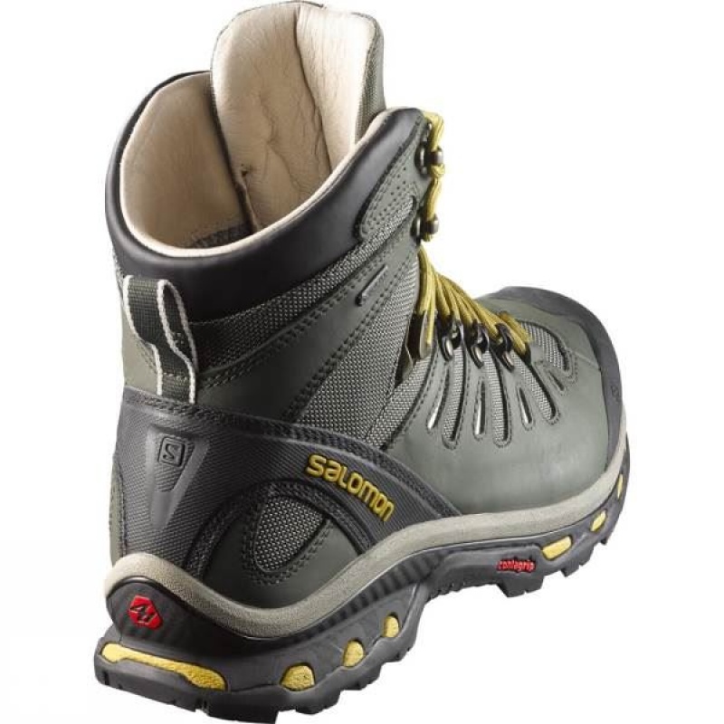 Men's Salomon Quest Origins 2 GTX Walking Boots Olive India | EW22-739