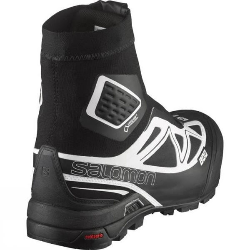 Men's Salomon S-Lab X Alp Carbon GTX Walking Boots Dark Grey / White India | TJ95-223