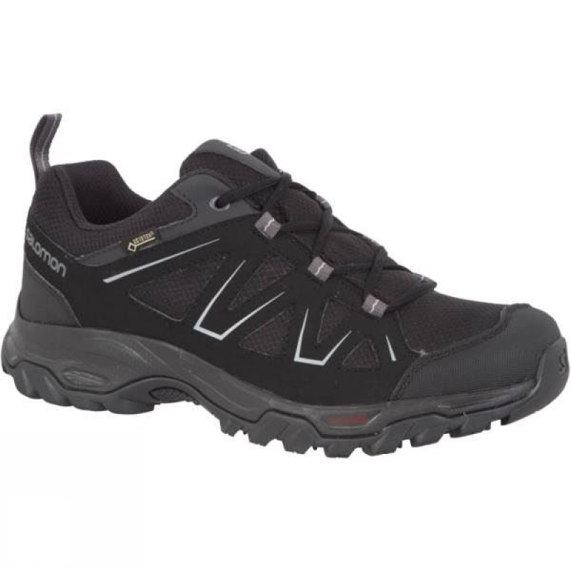 Men's Salomon Tibai Low Approach Shoes Dark Grey India | SG60-565