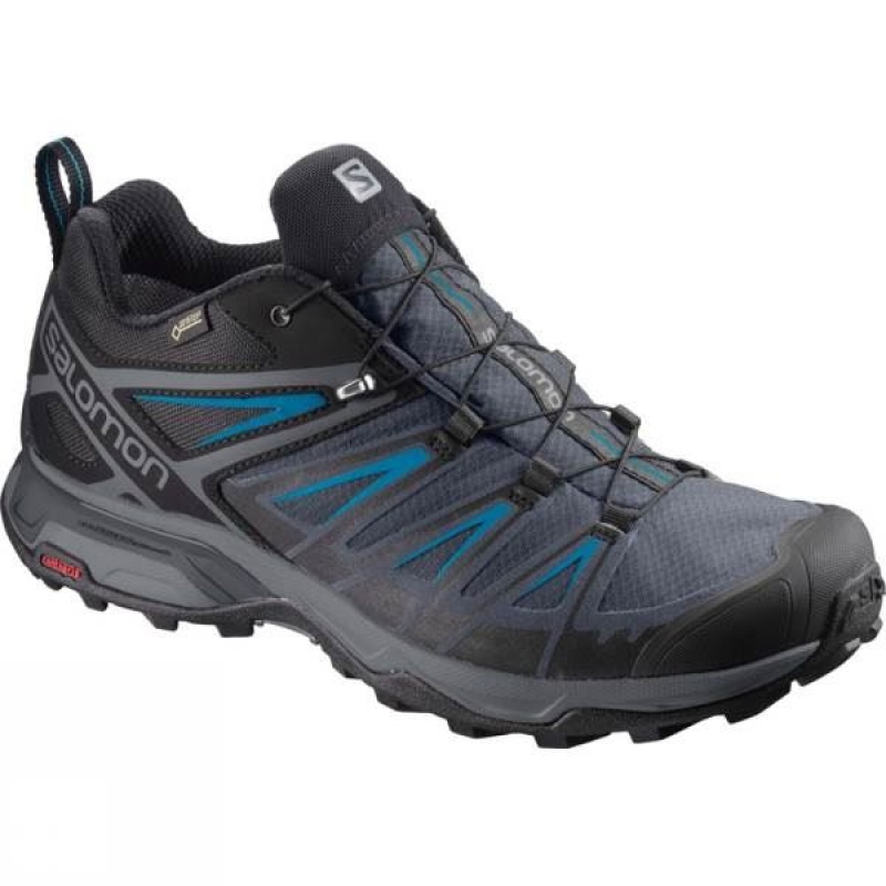 Men\'s Salomon X-Ultra 3 GTX Approach Shoes Navy India | BL54-331