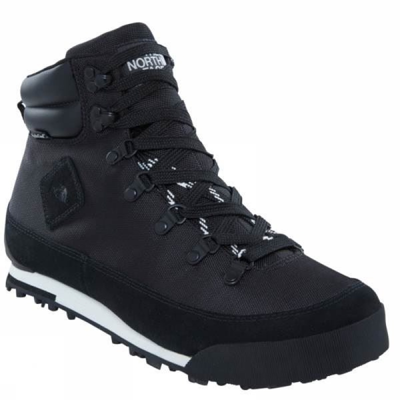 Men's The North Face Back-To-Berkeley NL Walking Boots Black / White India | KH18-092