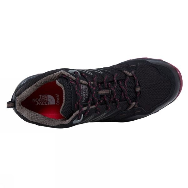 Men's The North Face Hedgehog Fastpack GTX Approach Shoes Black / Purple India | UC73-274