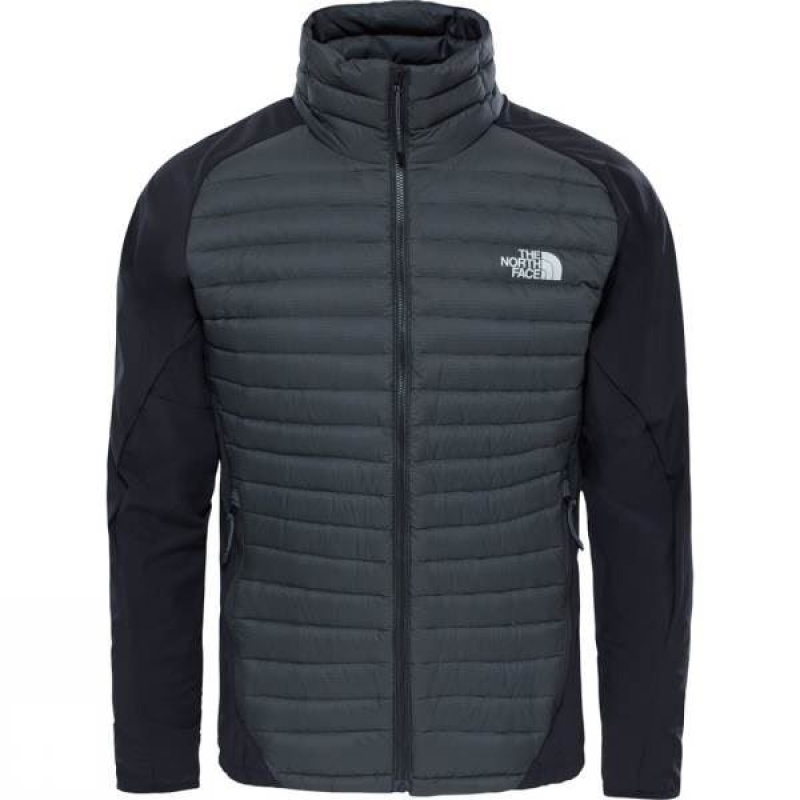 Men\'s The North Face Verto Micro Insulated Jackets Black India | KL21-261