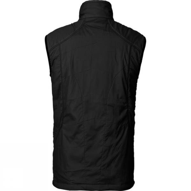 Men's Vaude Bormio Vest Insulated Jackets Black India | SW13-739