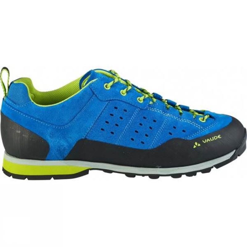 Men\'s Vaude Dibona Advanced Approach Shoes Blue India | DZ36-093