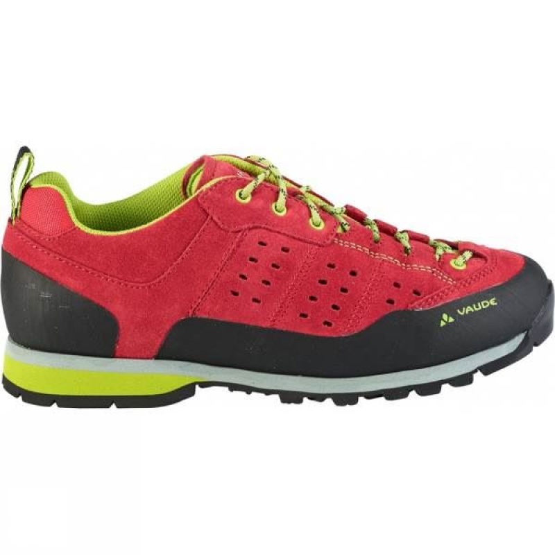 Men\'s Vaude Dibona Advanced Approach Shoes Red India | AG13-494