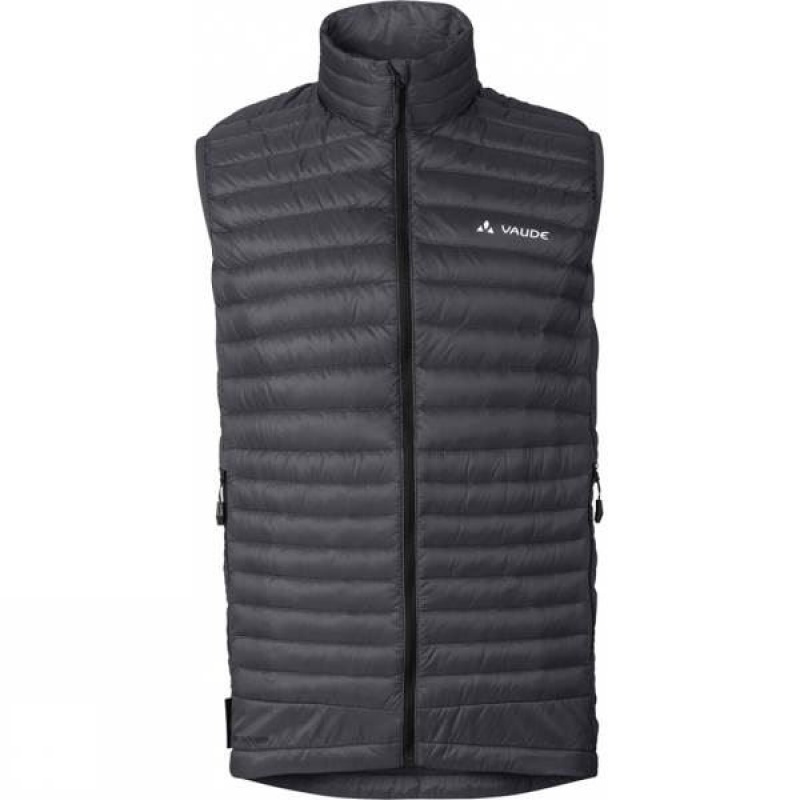 Men\'s Vaude Kabru Light Vest Insulated Jackets Drak Grey India | KC86-043