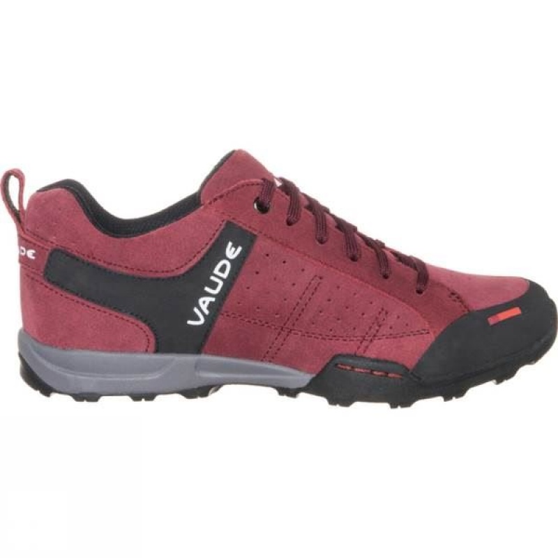 Men\'s Vaude Leva Approach Shoes Red India | KI63-436