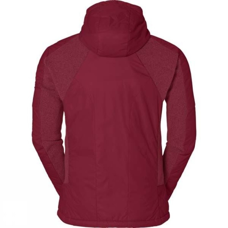 Men's Vaude Risti Insulated Jackets Dark Red India | WJ27-189