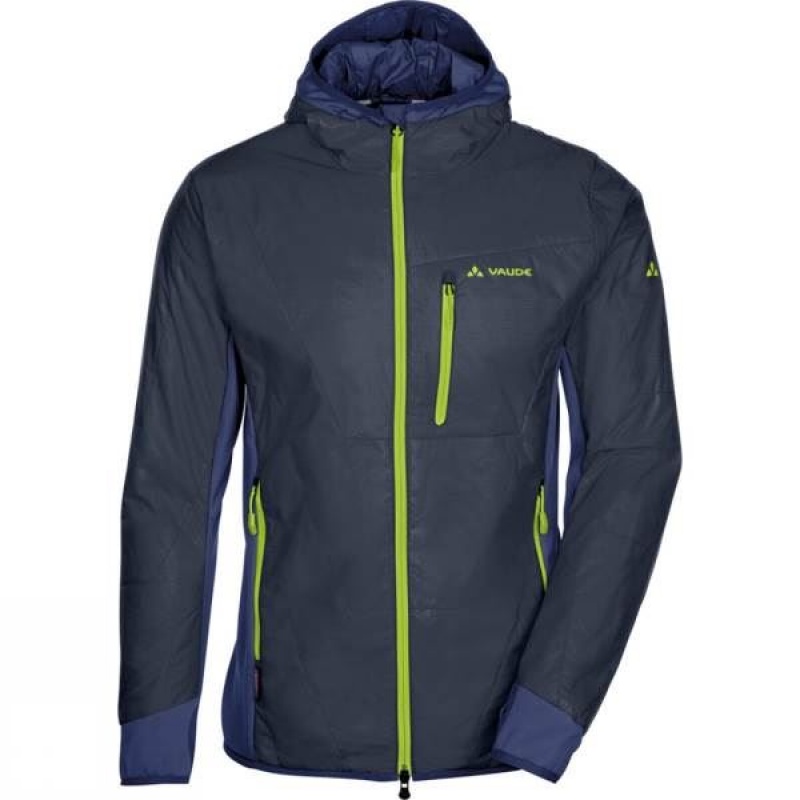 Men\'s Vaude Sesvenna Insulated Jackets Navy India | TD59-466