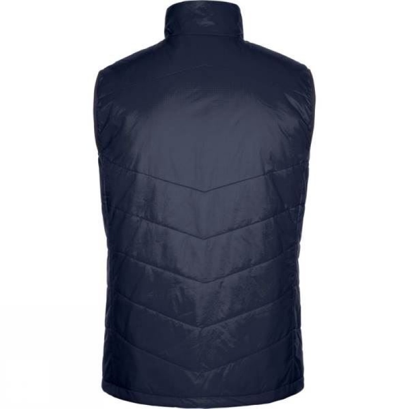 Men's Vaude Sulit Insulation Vest Insulated Jackets Navy India | DU71-875