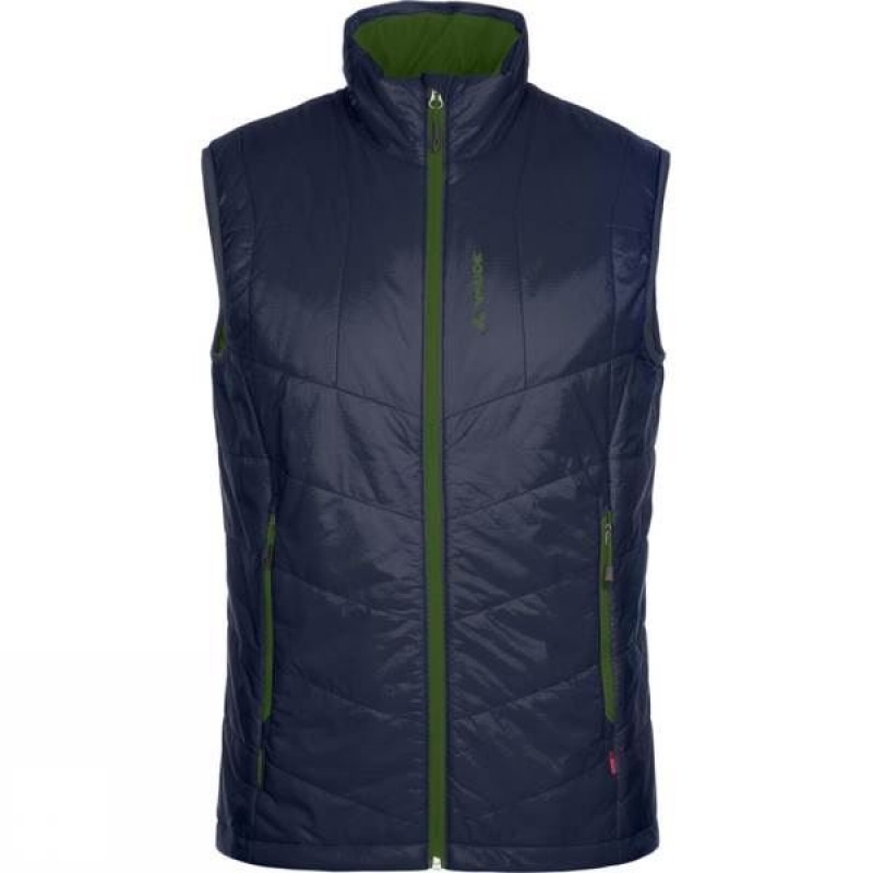 Men\'s Vaude Sulit Insulation Vest Insulated Jackets Navy India | DU71-875