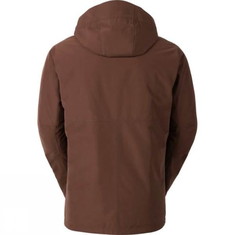 Men's Vaude Zamora Insulated Jackets Brown India | TH83-474